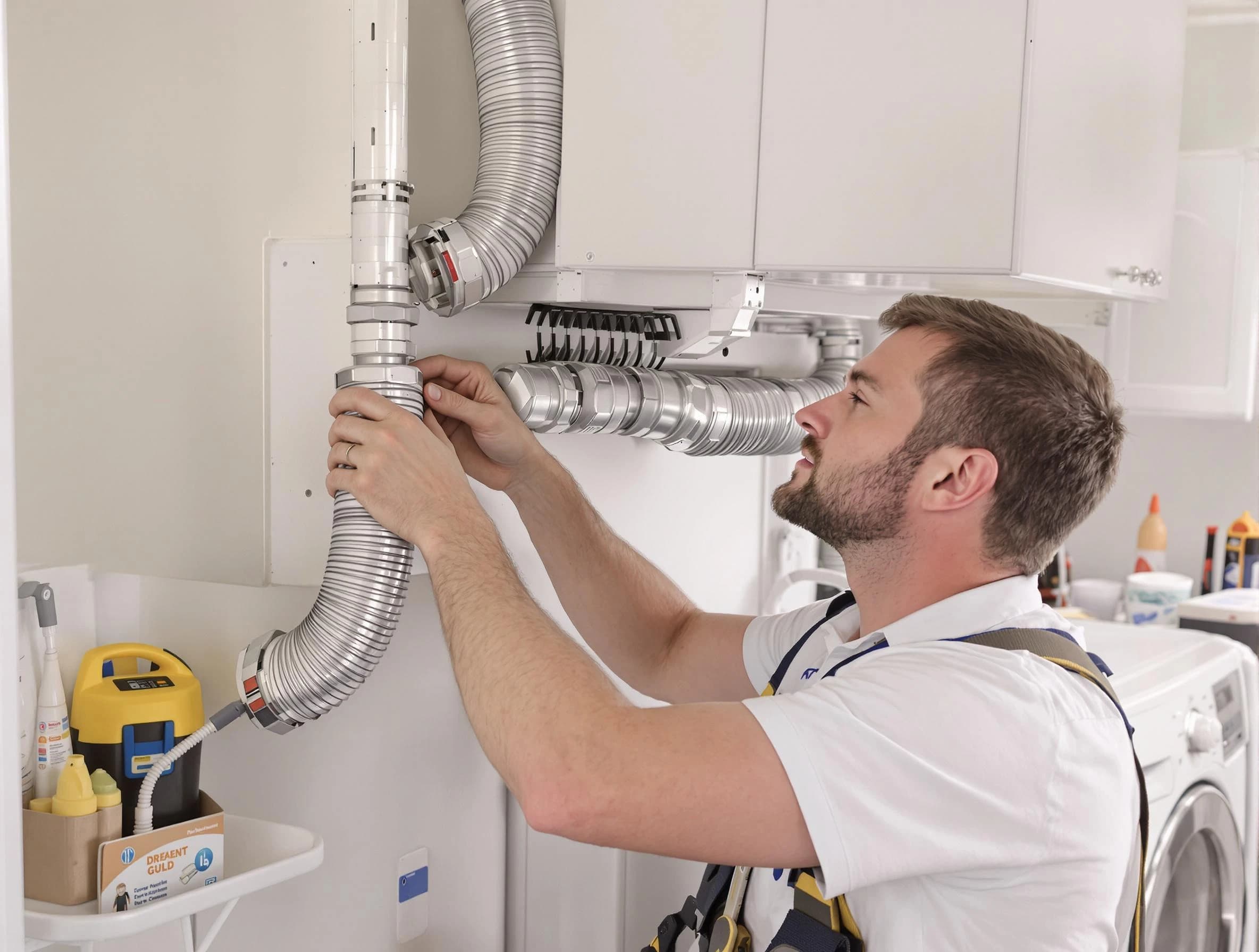 Professional dryer vent repair and installation by Sugar Hill Dryer Vent Cleaning in Sugar Hill