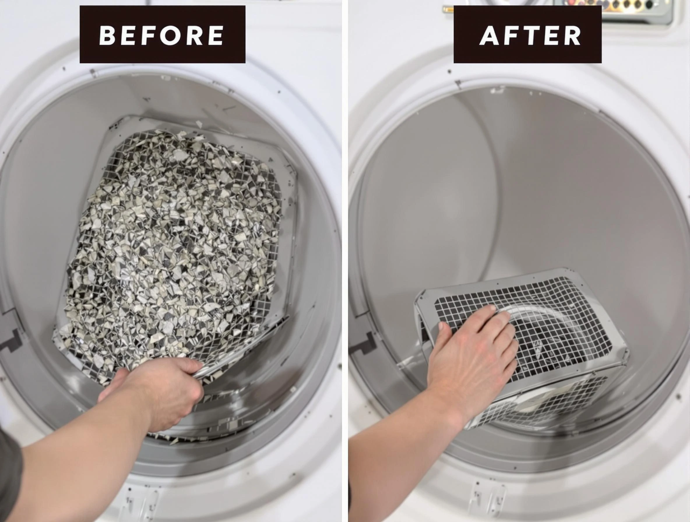 Professional lint trap cleaning by Sugar Hill Dryer Vent Cleaning in Sugar Hill