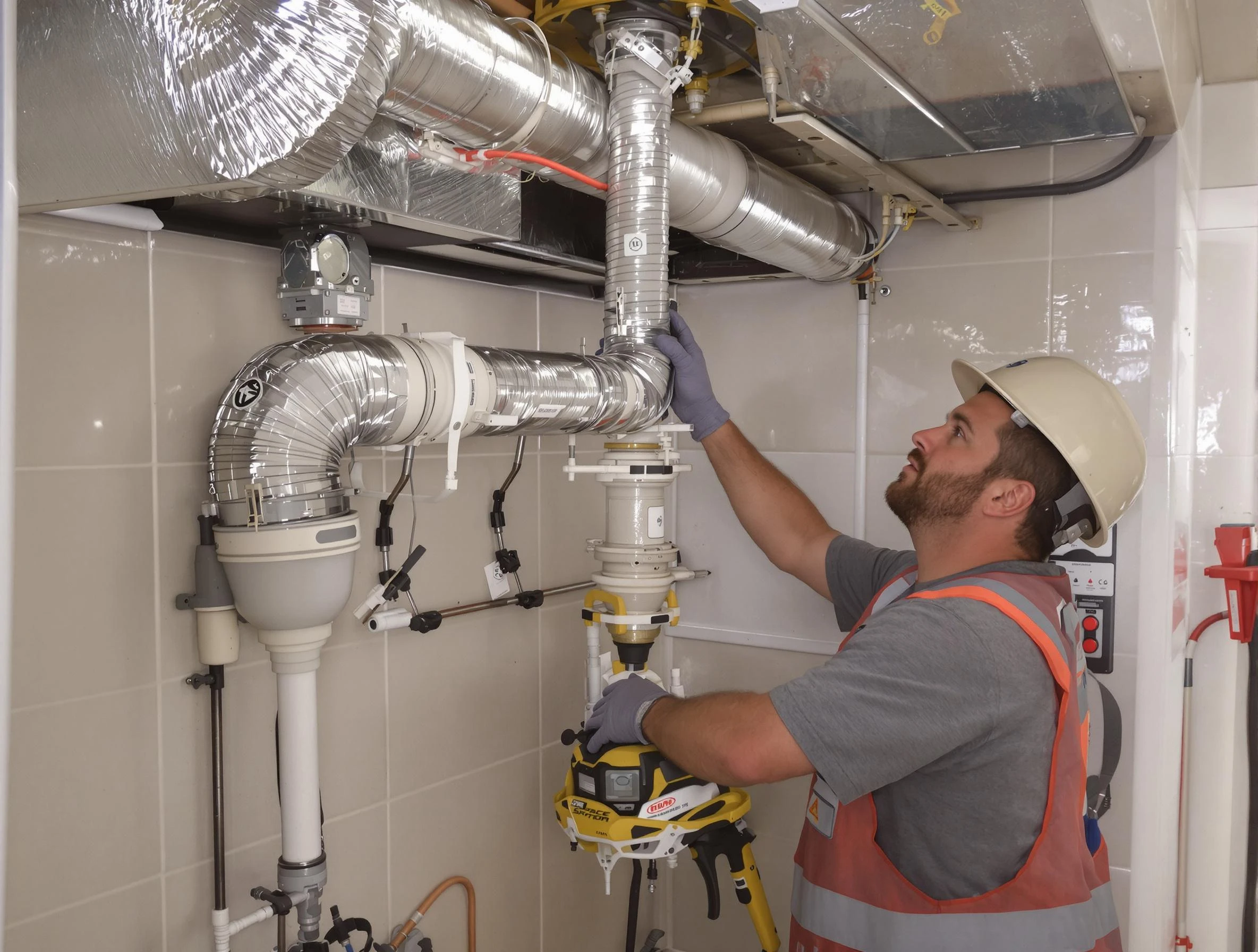 Sugar Hill Dryer Vent Cleaning expert performing professional dryer vent repair and installation in Sugar Hill