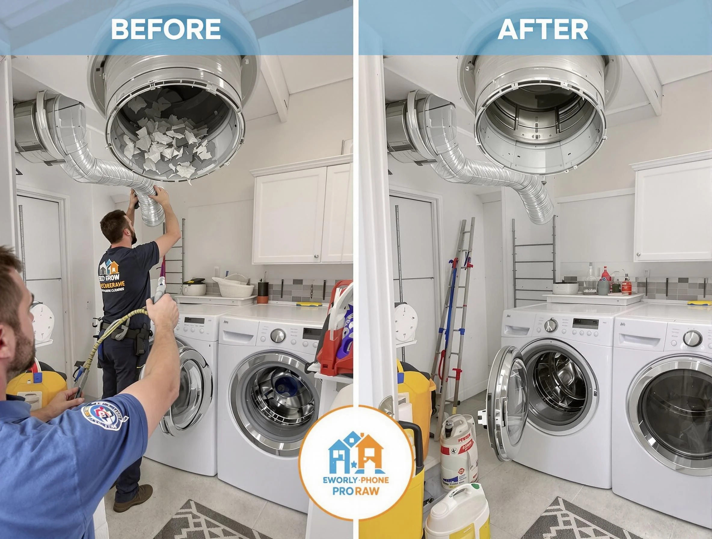 Residential dryer vent cleaning by Sugar Hill Dryer Vent Cleaning in Sugar Hill